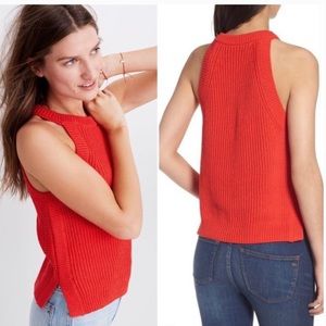 Madewell valley sweater tank